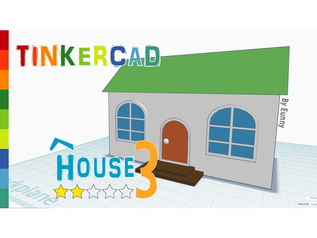 House 3 Level 2 With Tinkercad By Eunny Thingiverse