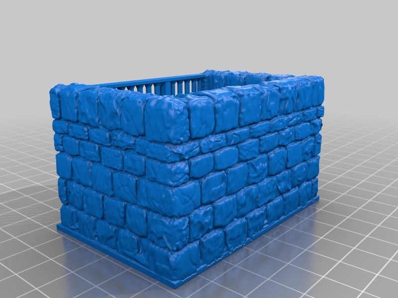 OpenForge Dungeon Stone Jail Cell 2x3