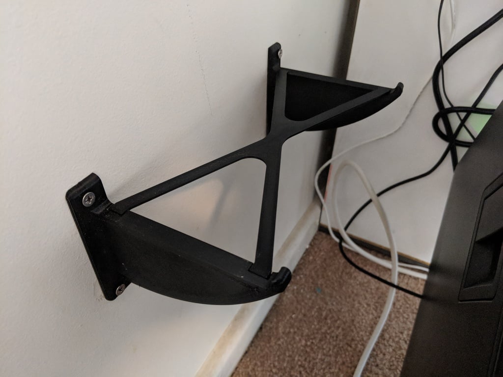 Slim wall shelf / PC bracket