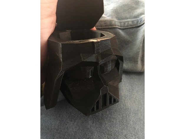 Low Poly Vader Dice Container