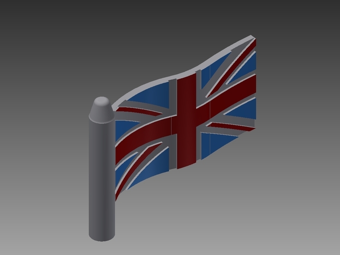the Union Jack - UK flag.