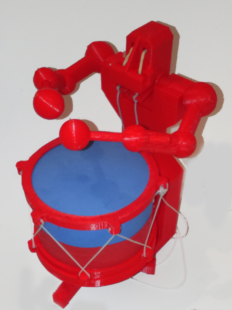 Robot toy drum