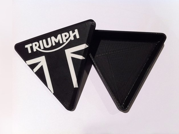 Triumph Motorcycle branded trinket box