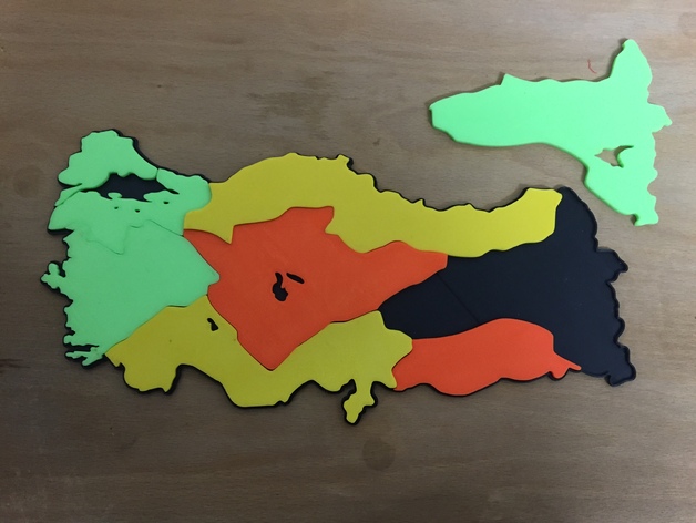 Turkey Maps Puzzle
