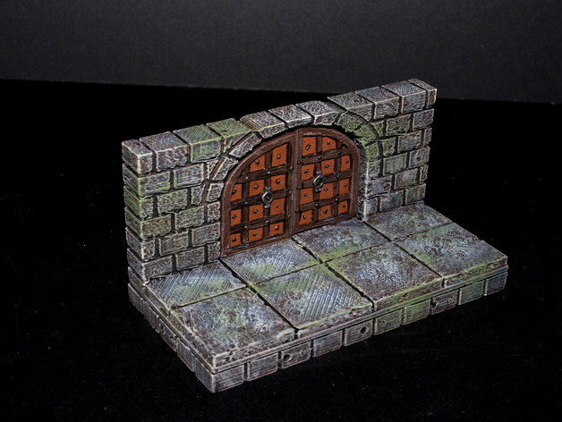 Image of OpenForge 2.0 Cut Stone Arched Doorway