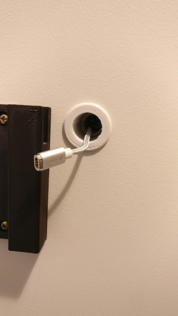 Wall Grommet - Pass cable through wall - Wall Mount