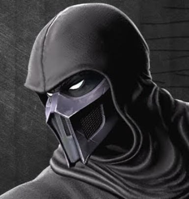 Noob Saibot Mortal Kombat Mask Option 1 & 2