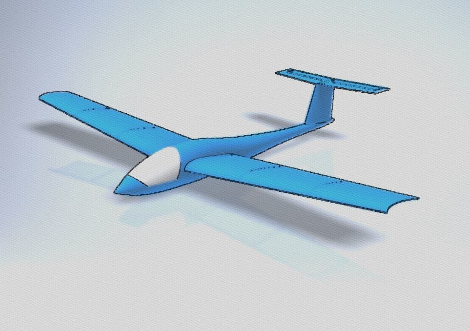 Hand-launched Glider