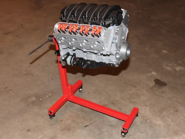 Chevy Camaro Ls3 V8 Engine Scale Working Model