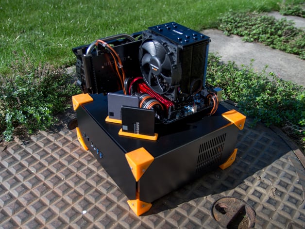 hybrid 3D printed PC case
