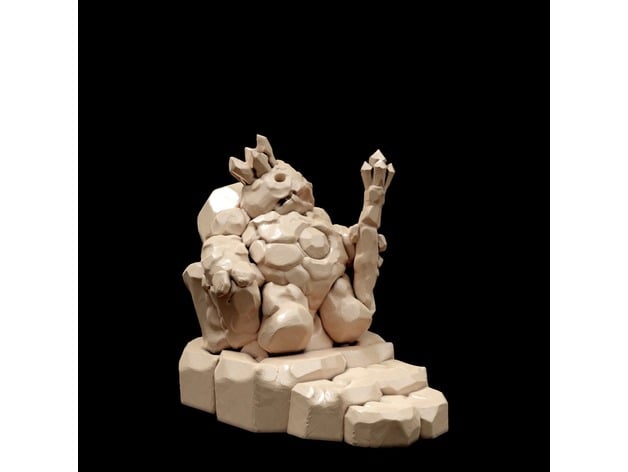Image of Dirt King (immobile variant, 28mm/32mm scale) 