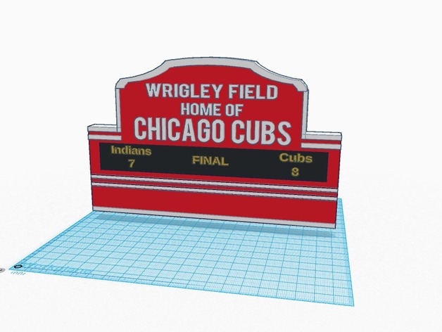 Custom Wrigley Field Sign #ChicagoCubs