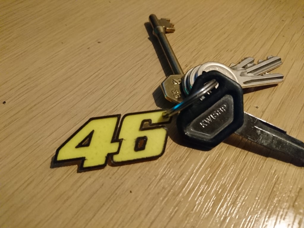 46 - Valentino Rossi Keyring