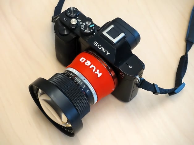 Kiev 10/15 Lens To Sony A7II-series Body Adapter