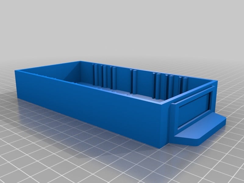 Small Parts Organizer Bin (1" x 3" x 6" outer box dimensions)