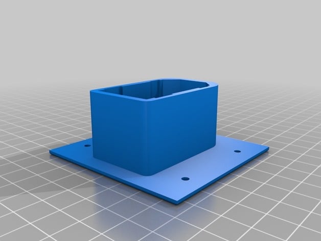 Mount for fused AC power socket for Aluminium Ultimaker2 Clone