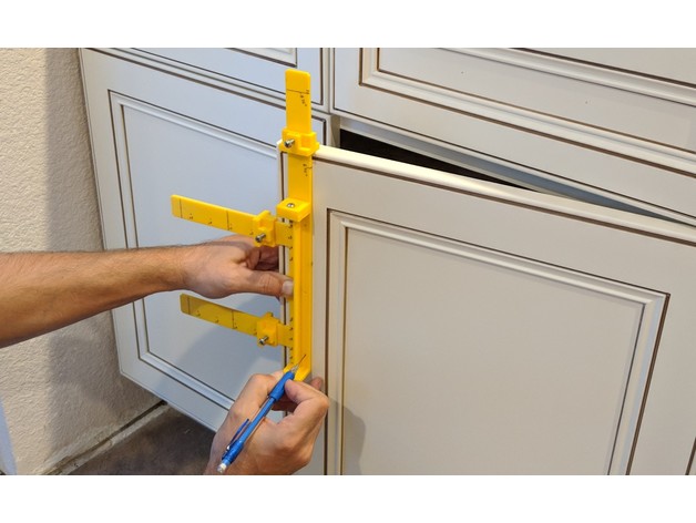 Cabinet Handle Jig By Think Solutions, Kitchen Cabinet Pull Jig