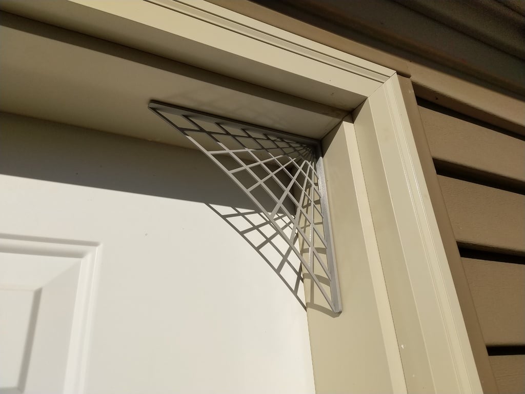 Spider web for corner of door