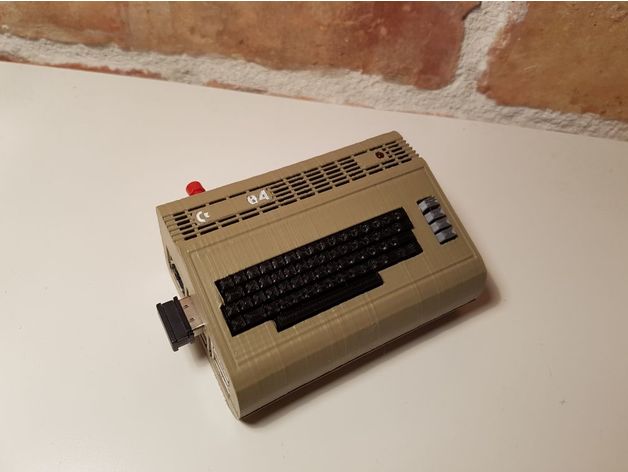 V2.0 Mini Commodore C64 Raspberry Pi 3 Case