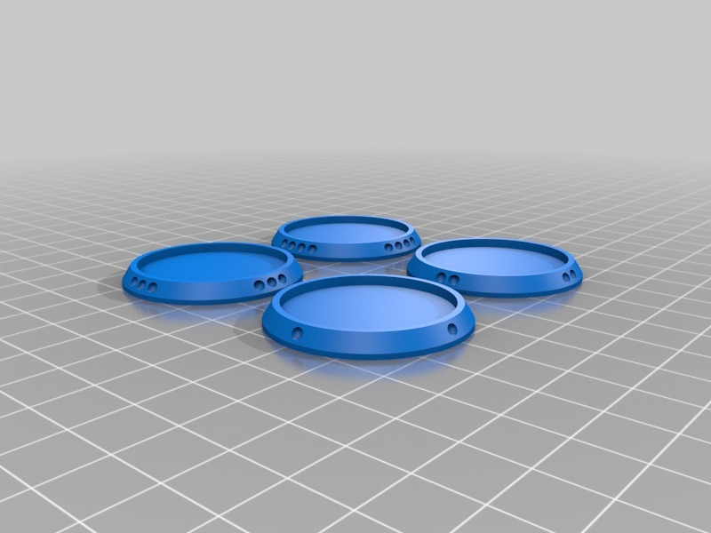 38mm (1.5in) Recessed Basing for Miniature Figures