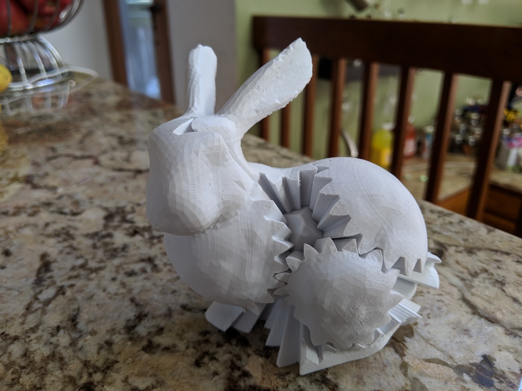 Gear Bunny - Rotating Geared Easter Bunny