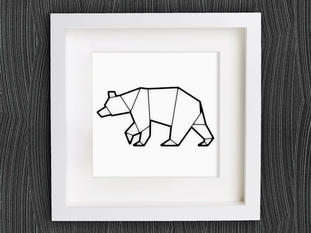 Customizable Origami Bear