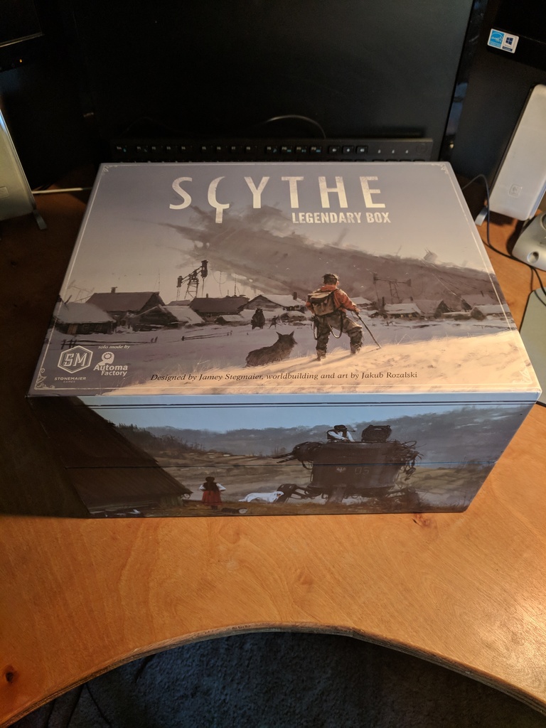 Scythe Legendary Organizer (fits ALL expansions and add on's Including Rise of Fenris)