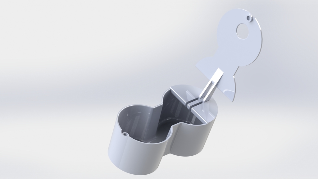 Box for cupholder Peugeot 3008