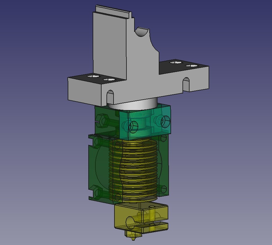 Extruder Base replacement for E3D V6 Hotend