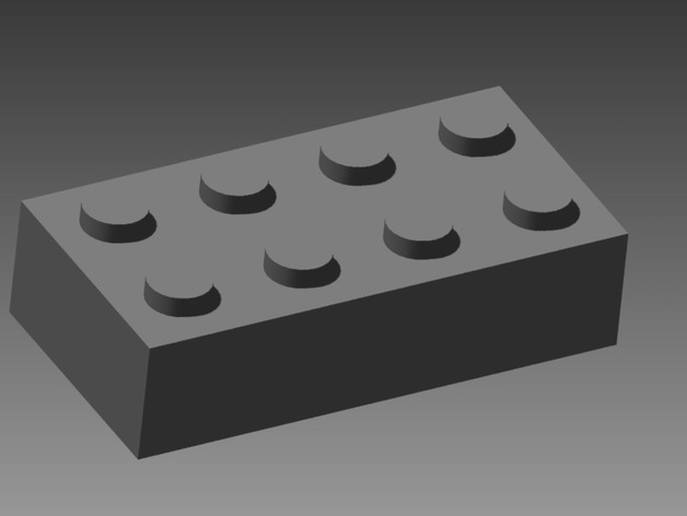 4x2 LEGO Brick