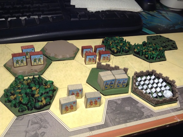 Command and Colors: Ancients Boardgame Terrain