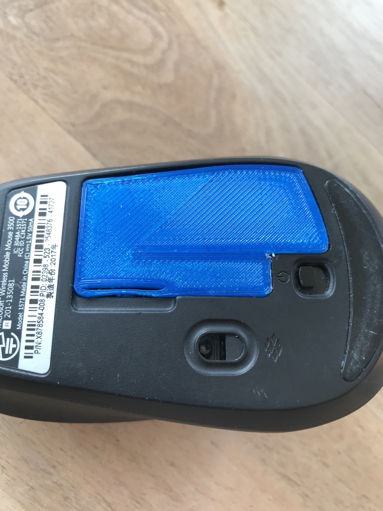 Mouse battery lid