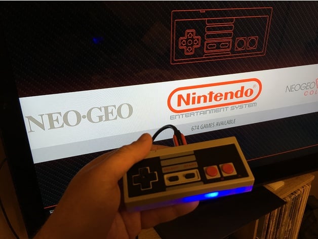 Knock Off NES Controller PiZero Case