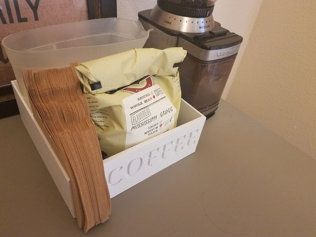 Coffee Equipment Organizer