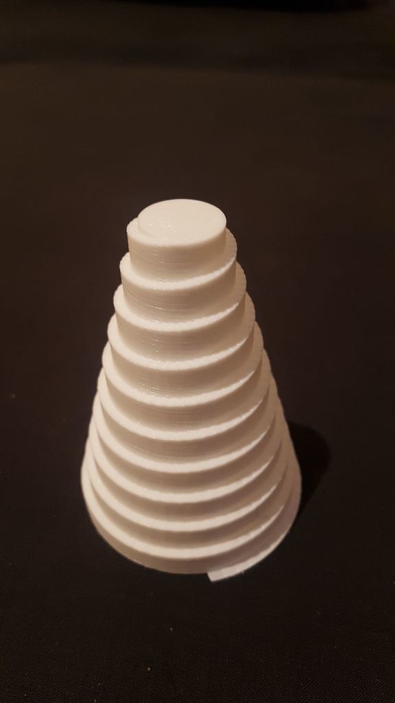 Spiralized Cone for Lithophane Lamps