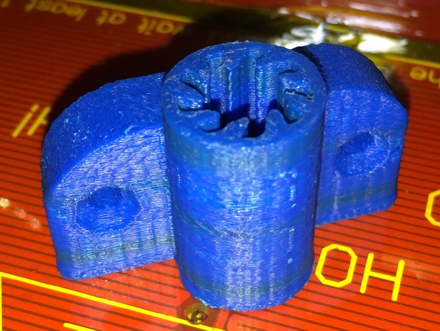 Parametric combined bushing and bearing for Prusa i3 and similar (includes lm8uu, 5/16, and parametric)