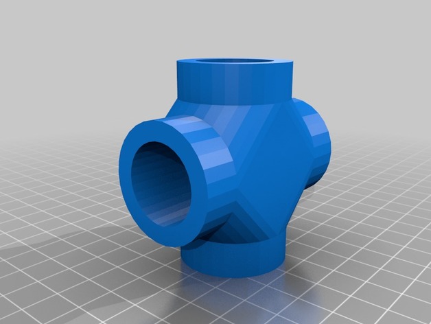3/4" PVC Cross joint pipe fitting