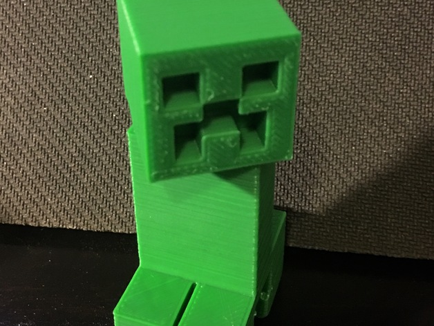 Minecraft Creeper with rotatable head