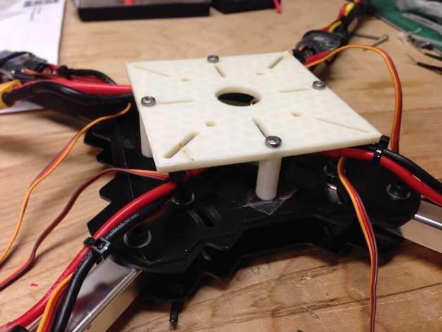 Quadcopter Electronics Mounting Pate