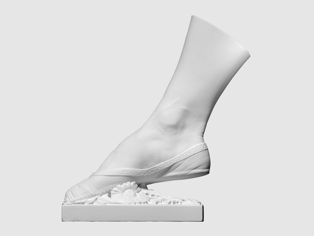 3D scan of Right Foot of the Dancer Fanny Elssler