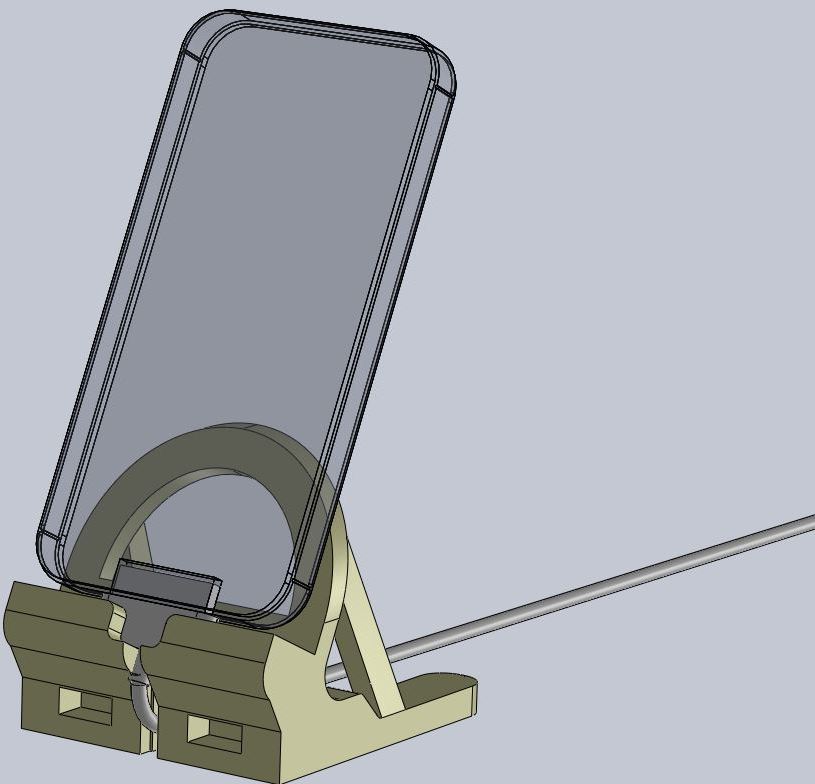 Support dock pour iphone pour cable 30 broches et Lightning.