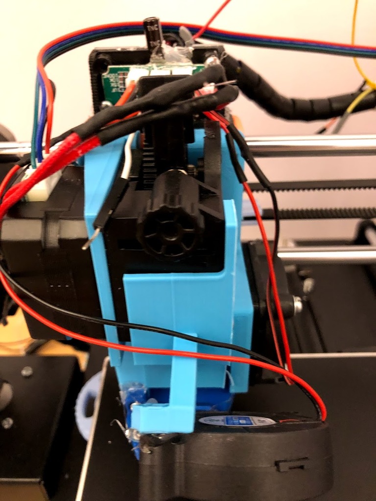 Anycubic i3 mega-s direct drive with default titan extruder