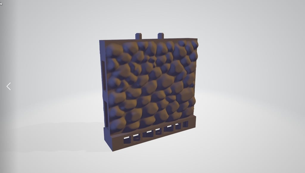 Stone wall Terrain tile - Compatible with OpenLOCK™