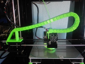 Anet A6 X-Axis Cable Chain 3D model