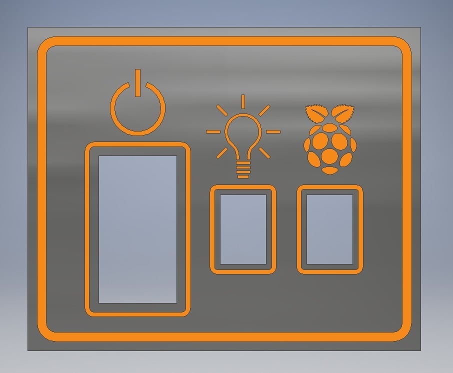 Switch Panel - Power, LEDs, Raspberry Pi