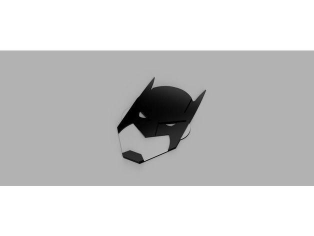 Batman 2D Face by DroneHeights - Thingiverse