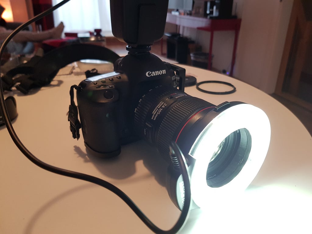 Canon EW-83 adaptor for MEIKE MK-FC110 LED Macro Ring Flash