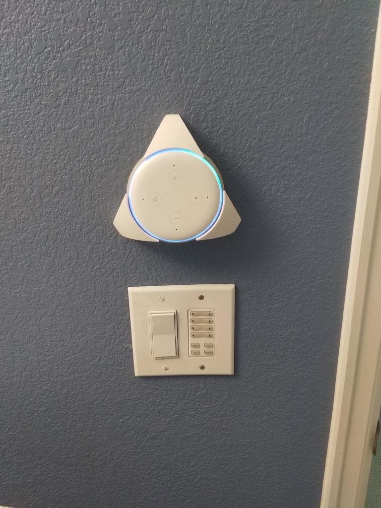 Echo Dot 3 wall mount - behind the wall wiring
