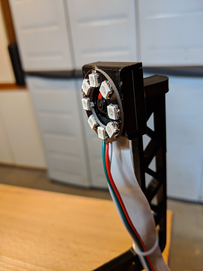 Ender 3 Pi Camera arm mount w/LED ring