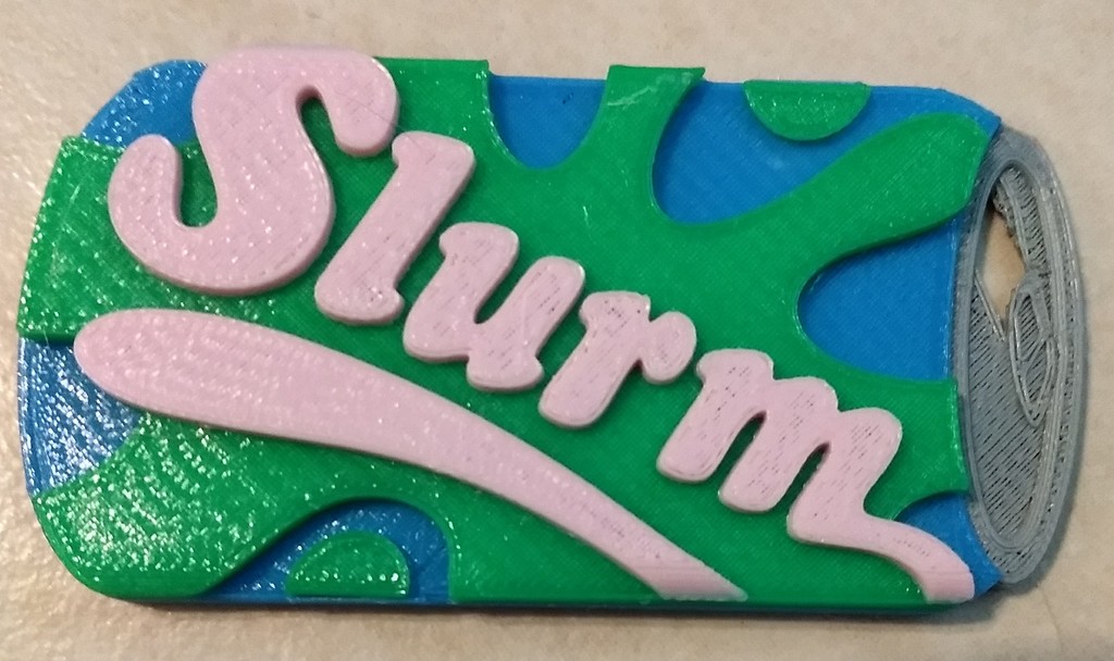 Slurm Can Multi Color Sliced (Futurama)